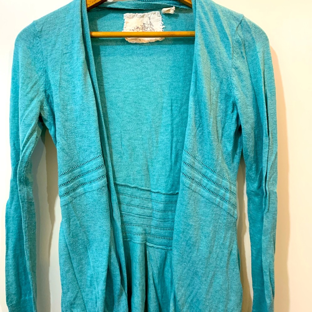 Anthropologie Angel Of The North Cardigan, S